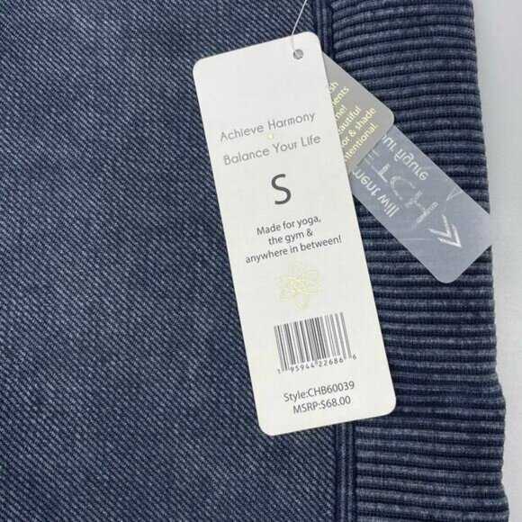 NWT HARMONY BALANCE Seamless Moto 7/8 Legging High Rise Sz Small - Picture 4 of 6